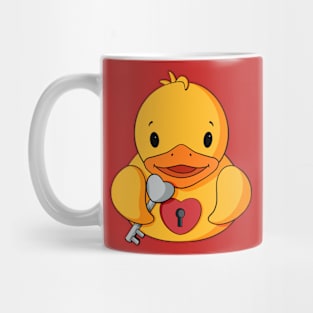 Key To My Heart Rubber Duck Mug